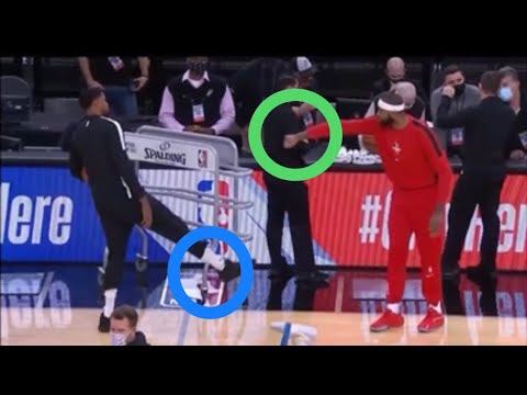 Rudy Gay and Demarcus Cousins unique pre-game greeting #nba #Rockets #Spurs