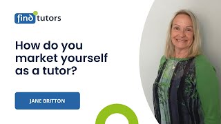 How to market yourself as a private tutor