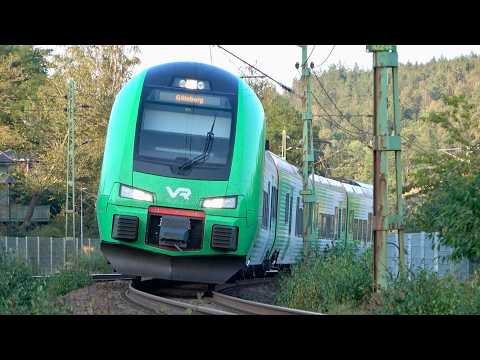 Höst på den Svenska Järnvägen del 22 - Tåg i Norsesund