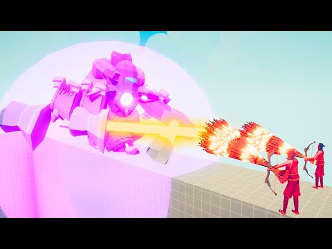 NEON GOLEM vs EVERY GODS DUO | TABS Totally Accurate Battle Simulator