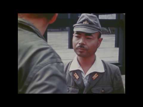 First Occupying Forces Land at Yokosuka, Japan 1945 - Original Color Footage
