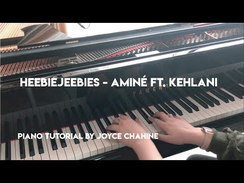 HeebieJeebies Piano 'Riff' Tutorial - Aminé ft. Kehlani