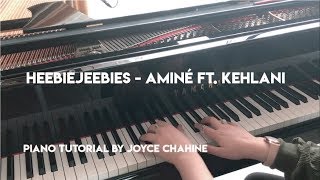 HeebieJeebies Piano &#39;Riff&#39; Tutorial - Aminé ft. Kehlani