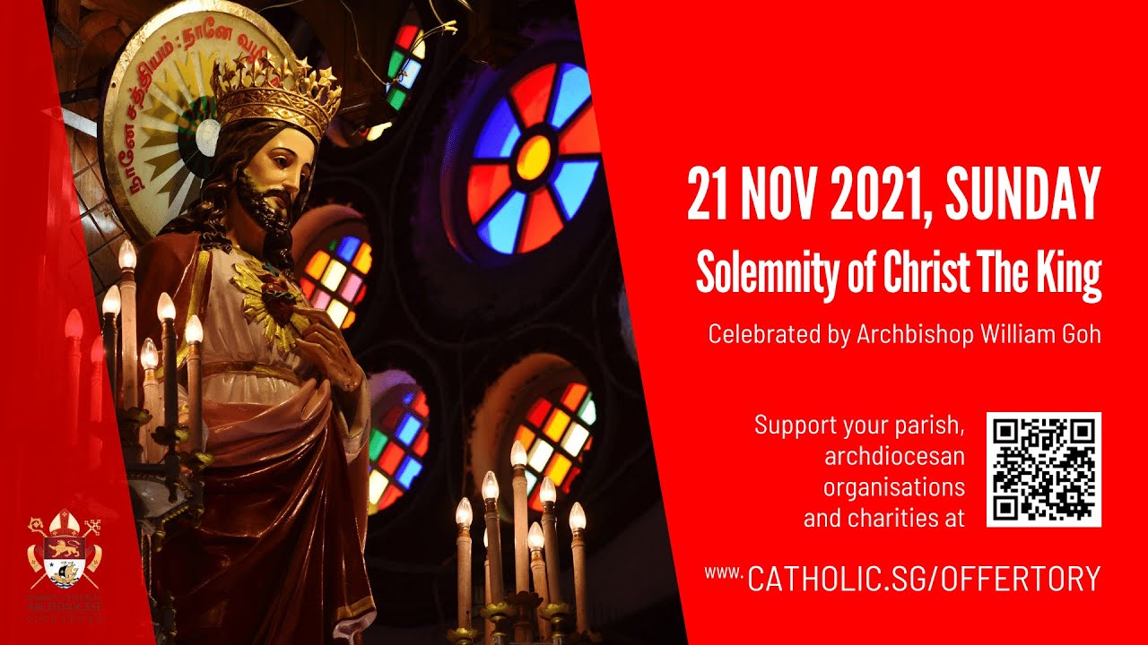 Catholic Singapore Sunday Mass 21st November 2021 Today Live Online