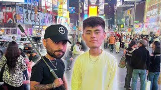 FIRST TIME IN TIMES SQUARE