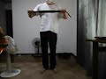 アームバー(60㎏)230回 Arm bar