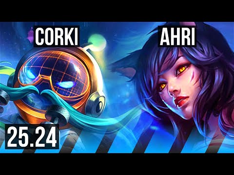 CORKI vs AHRI (MID) | KR Master | 25.24