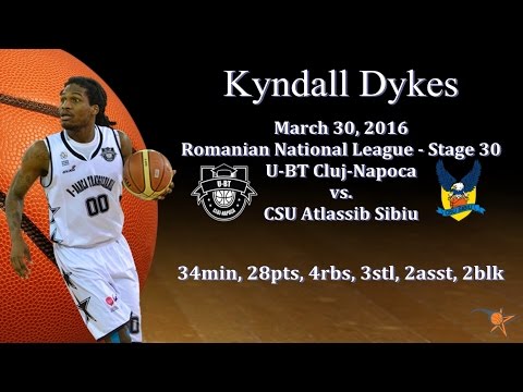 Kyndall Dykes vs. CSU Sibiu - Mar 30, 2016