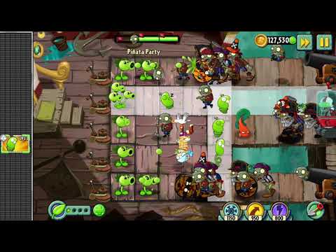Plants vs Zombies 2 gameplay - Piñata Party - 9th June 2021