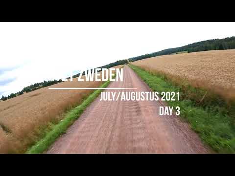 Solo motorcycling TET Sweden, section 2.