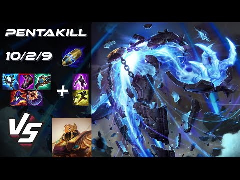 MID Xerath vs Azir [PENTAKILL] - EU Grandmaster Patch 25.21