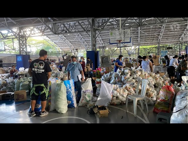 WATCH: Inside the Typhoon Odette relief efforts in Ateneo de Manila