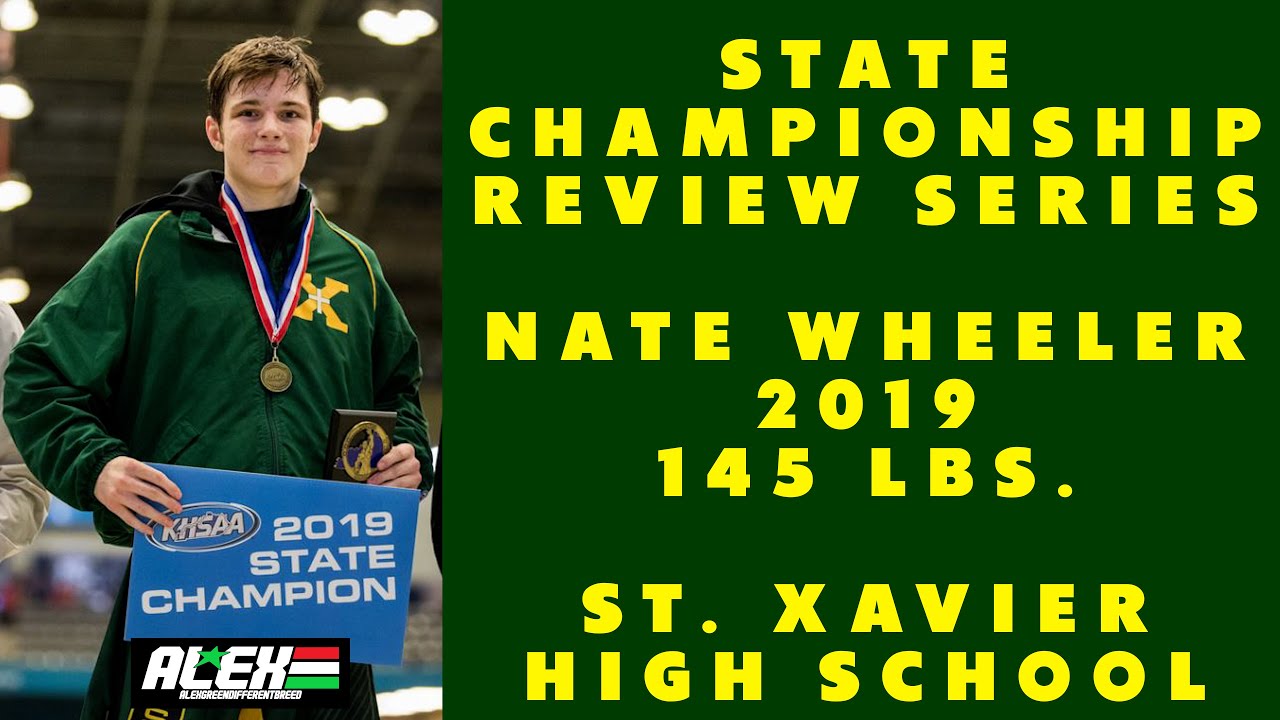 State Wrestling Championship match review w/ Nate Wheeler (St. Xavier; 2019 145 lbs.)