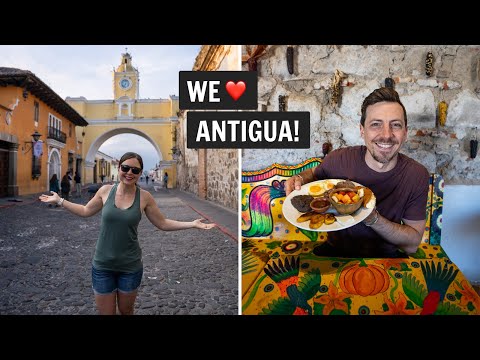 One day in Antigua 🇬🇹 Guatemala's most BEAUTIFUL city!