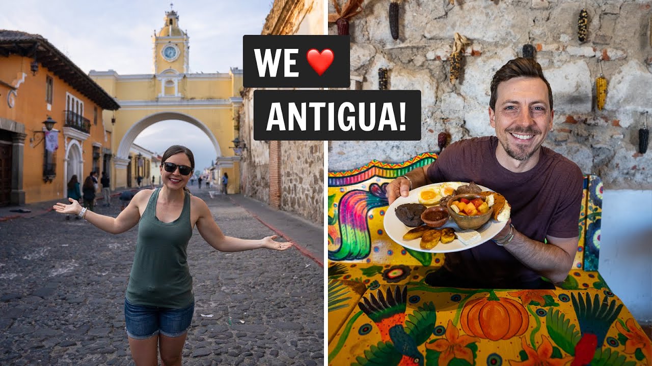 One day in Antigua 🇬🇹 Guatemala's most BEAUTIFUL city!