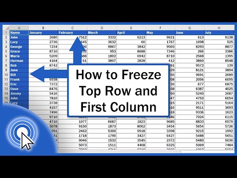 How to Freeze Top Row and First Column in Excel (Quick and Easy)