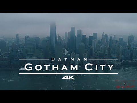 Gotham City 🦇 Home of Batman - by drone [4K] Video