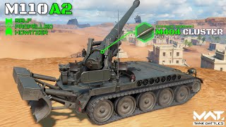 New! M110A2 Self Propelled Howitzer (Gacha) Gameplay | MWT Tank Battles