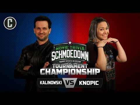 Innergeekdom Tournament FINALS! Mike Kalinowski VS Mara Knopic - Movie Trivia Schmoedown