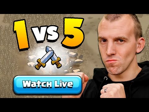The 1 vs 5 Clan War!