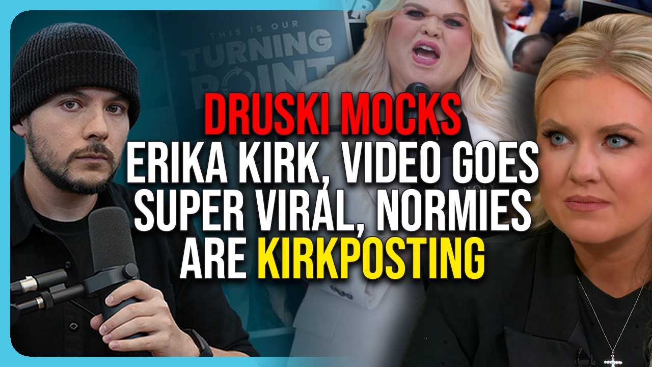 Druski MOCKS Erika Kirk, Video Goes SUPER VIRAL, Normies Are Kirkposting