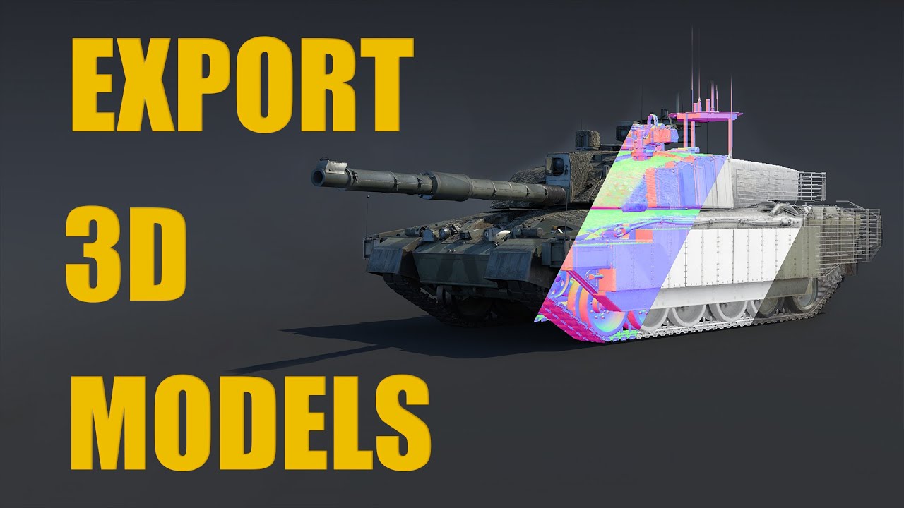 Export 3D Models from warthunder(CDK) with Ninja Ripper