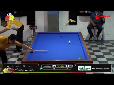 #10 - Francisco BONILLA vs Vicke PINEDA - The 2019 Silver Cue 3C Open!