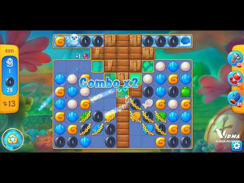 Fishdom. 4911 level no boosters and diamonds