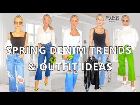 6 DENIM TRENDS & 11 OUTFIT IDEAS | 2022 Denim Trends