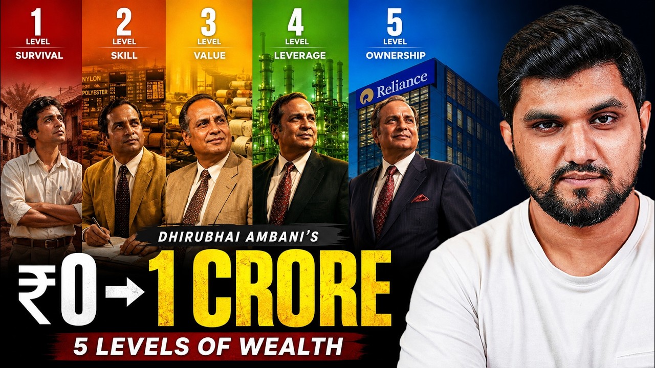 First 1 Crore आपकी असली wealth building इन पाँच levels से होगी Dhirubhai Ambani Mindset