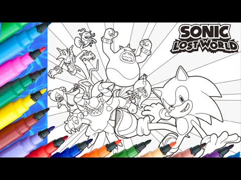 Sonic Lost World / Sonic Coloring Pages / Disfigure- Blank [NCS Release]