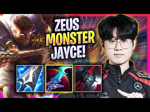 ZEUS IS A MONSTER WITH JAYCE! - T1 Zeus Plays Jayce TOP vs K'sante! | Season 2024