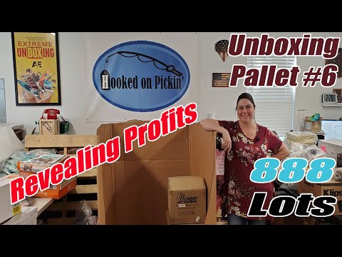 Pallet #6 888 Lots Unboxing & Profits revealed - I found some big ticket items. Online Reselling