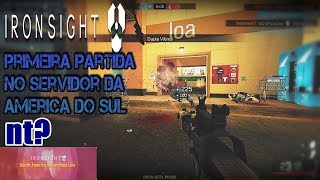 Ironsight primeira partida no servidor da america do sul