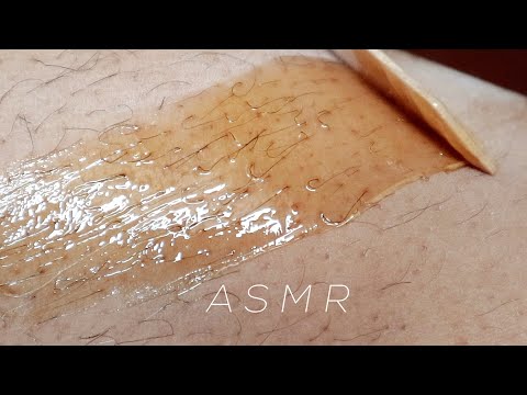ASMR // WAXING MY LEGS WITH SUGAR WAX (NO TALKING )