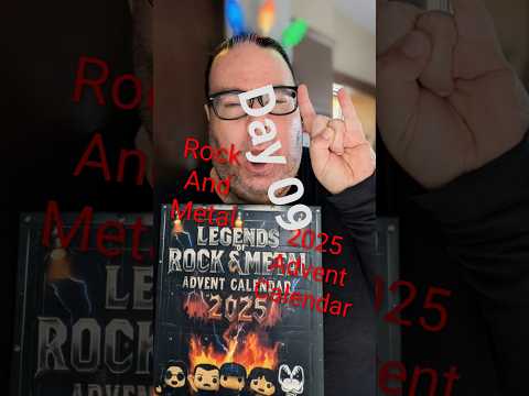 Rock and Metal Advent Calendar Day09 for 12/09/2025 #advent #christmas #calendar #vlog #metal #rock