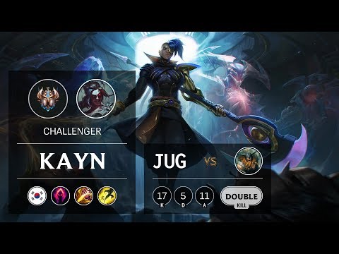 Kayn Jungle vs Olaf - KR Challenger Patch 9.13