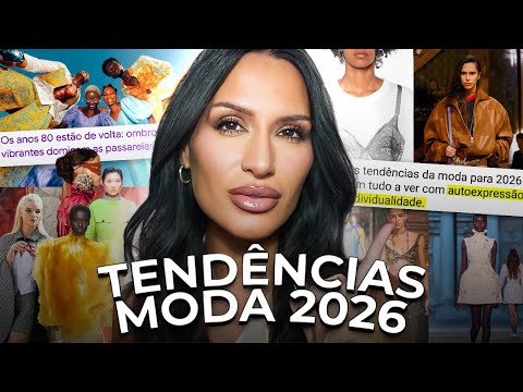 AS 15 TENDÊNCIAS DE MODA QUE VÃO DOMINAR 2026 — E MUDAR TUDO!
