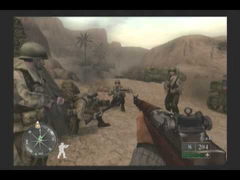 Let's Play Call of Duty 2: Big Red One (Mission 4: Desert Fox)