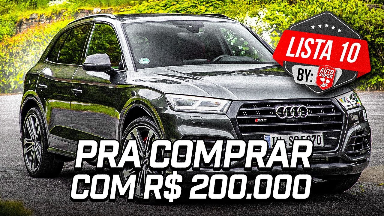 10 CARROS QUE TERÍAMOS ATÉ 200K COMO ÚNICO CARRO! Qual seria sua escolha?