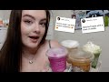 ASMR Trying My Subscriber S Starbucks Orders
