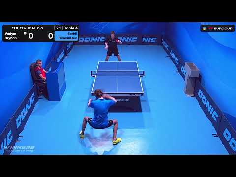 20:05 Vadym Hryban - Serhii Zemiantsev 07.09.2023 TT Euro.Cup Ukraine Star. TABLE 4