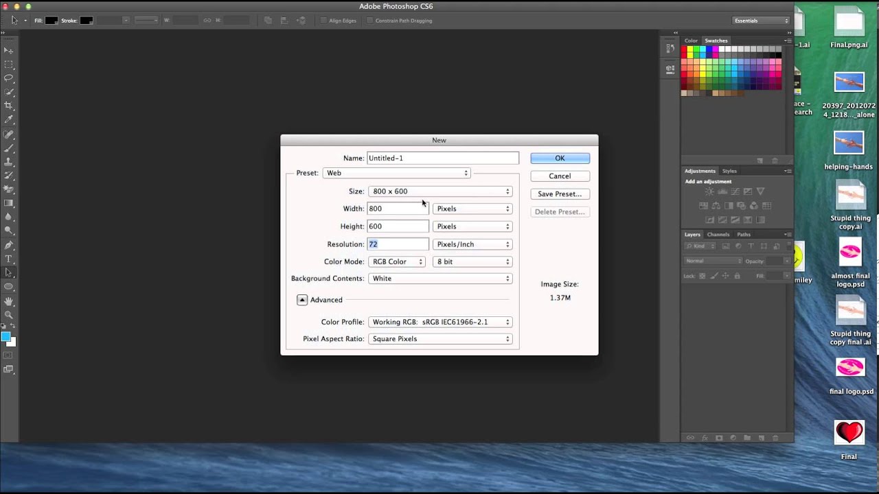 The difference between print and web based design --Anna