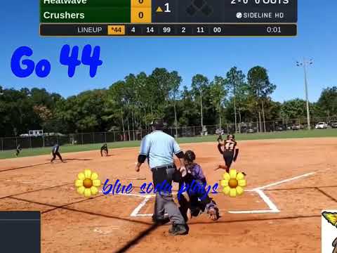 Go. 44. Softball. Heatwave 12u