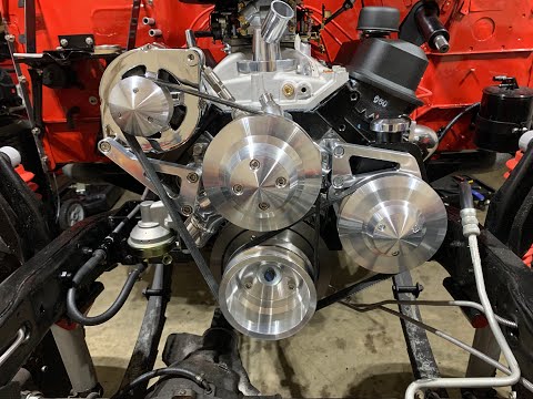 Jeep CJ7 Update 56 - March Performance Serpentine Pulley Install, Small Block Chevy