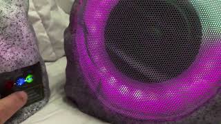 Overview of the Bluetooth Outdoor ROCK Speakers with Light Show Portable