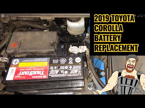 2019 - 2024 TOYOTA COROLLA 2.0L BATTERY REPLACEMENT - 2019 2020 2021 2022 2023 2024