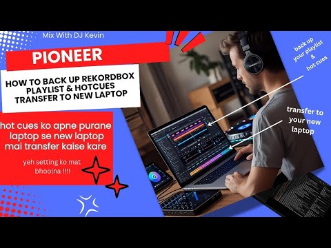 Transfer Rekordbox Old to a NEW Laptop! (Back UP/Restore Playlists, Hot Cues & Settings)#hindi