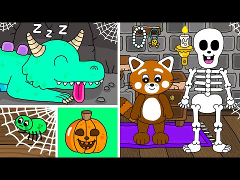 Pukkins Halloween miniröris - Pukkins gympapass för dom minsta - Lek med oss