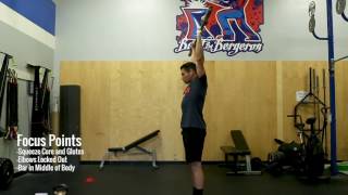 Barbell Overhead Hold exercise video thumbnail